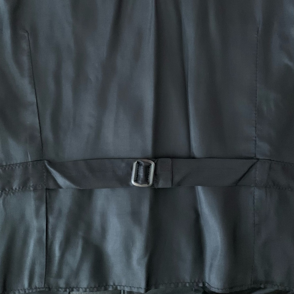 Vintage Peerless Garments Black Leather Vest, Size XL - Picture 8 of 10